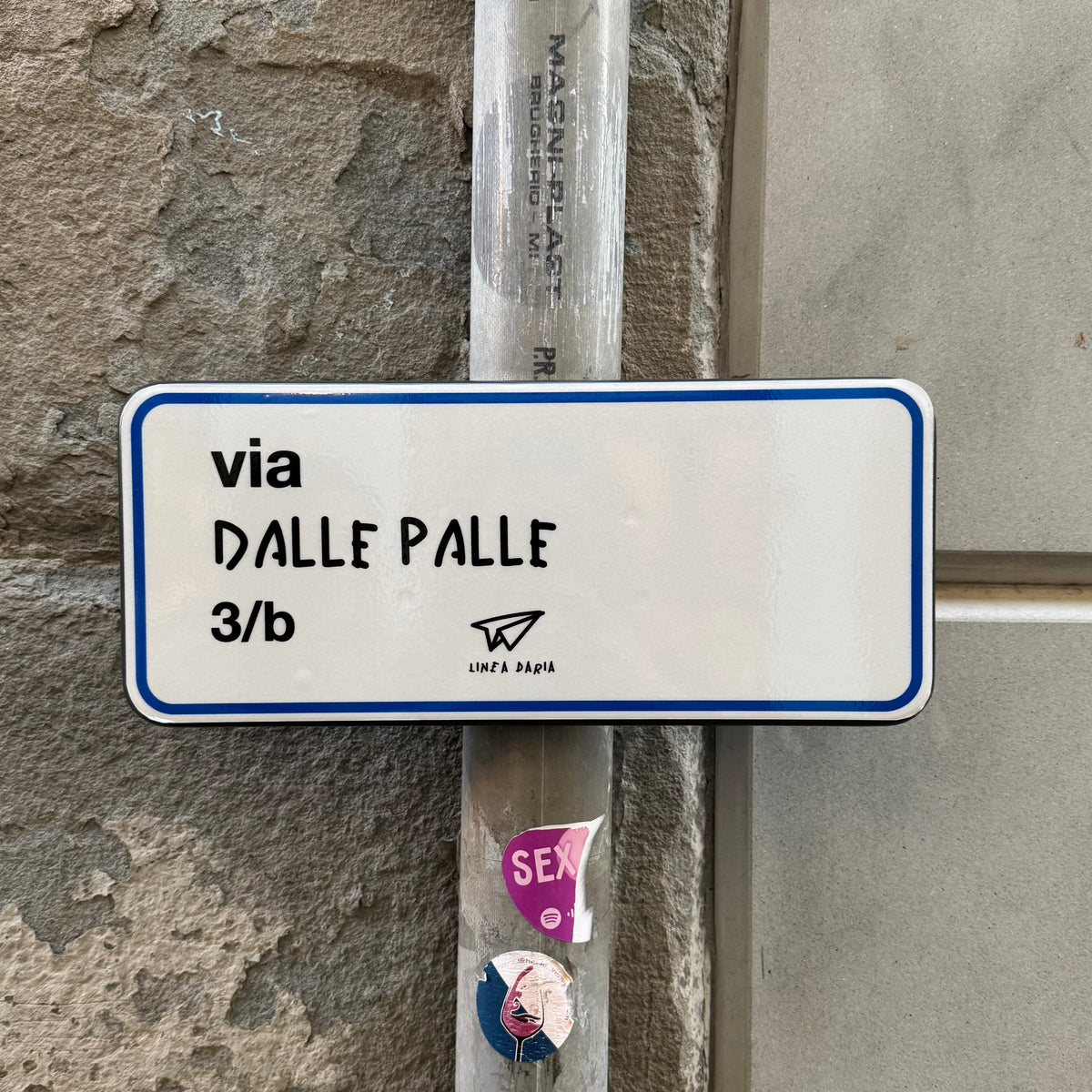 Cartello Palle - Linea Daria
