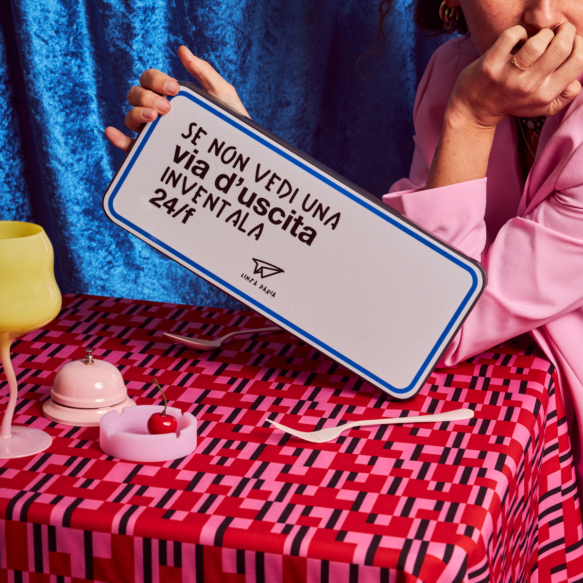 Cartello Via d’uscita - Linea Daria