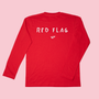 T-shirt long sleeve Red flag