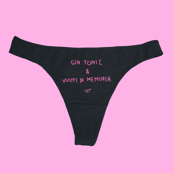 Underwear Gin tonic & vuoti di memoria