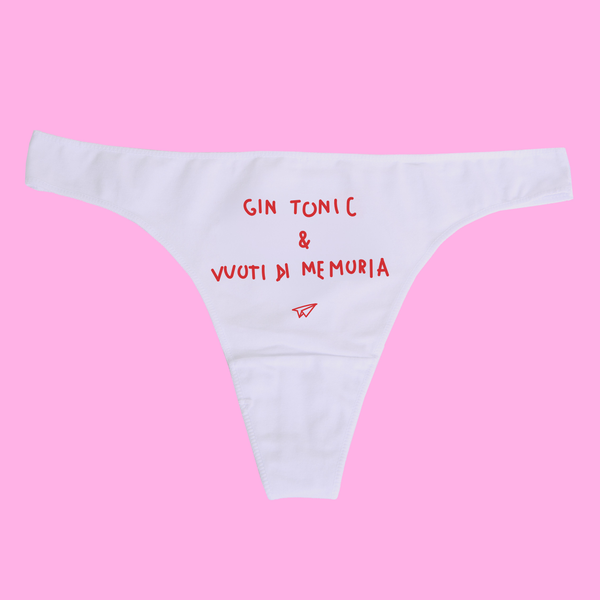 Underwear Gin tonic & vuoti di memoria
