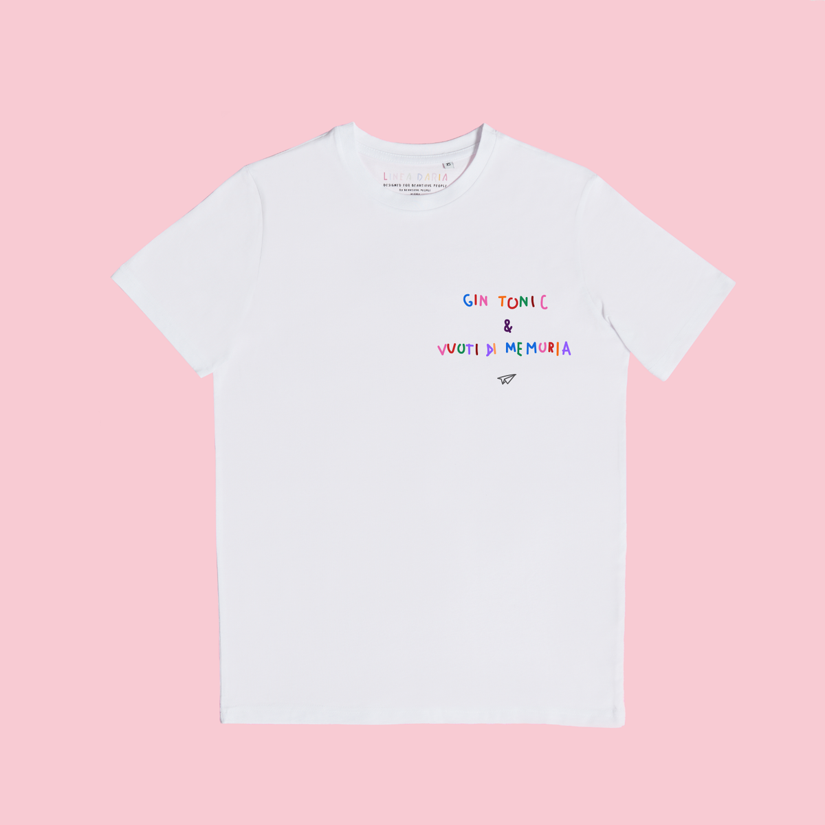 T-shirt Gin tonic & vuoti di memoria 🌈