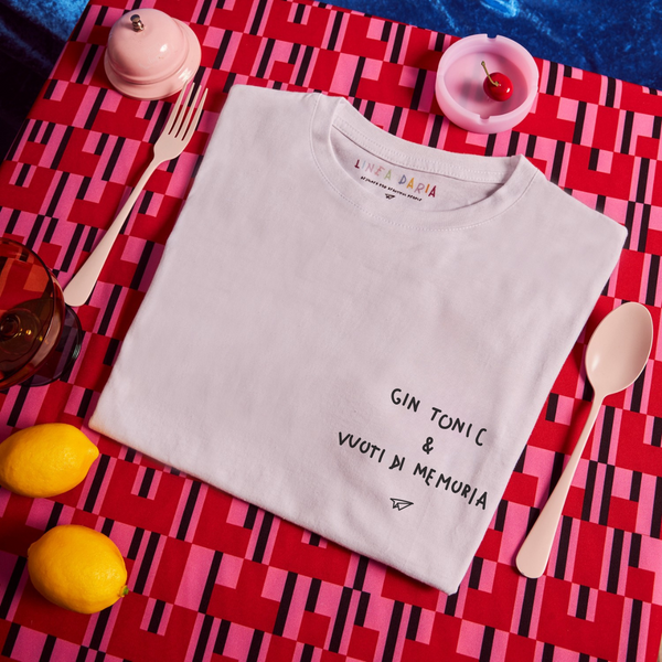 T-shirt Gin Tonic & vuoti di memoria - Linea Daria 