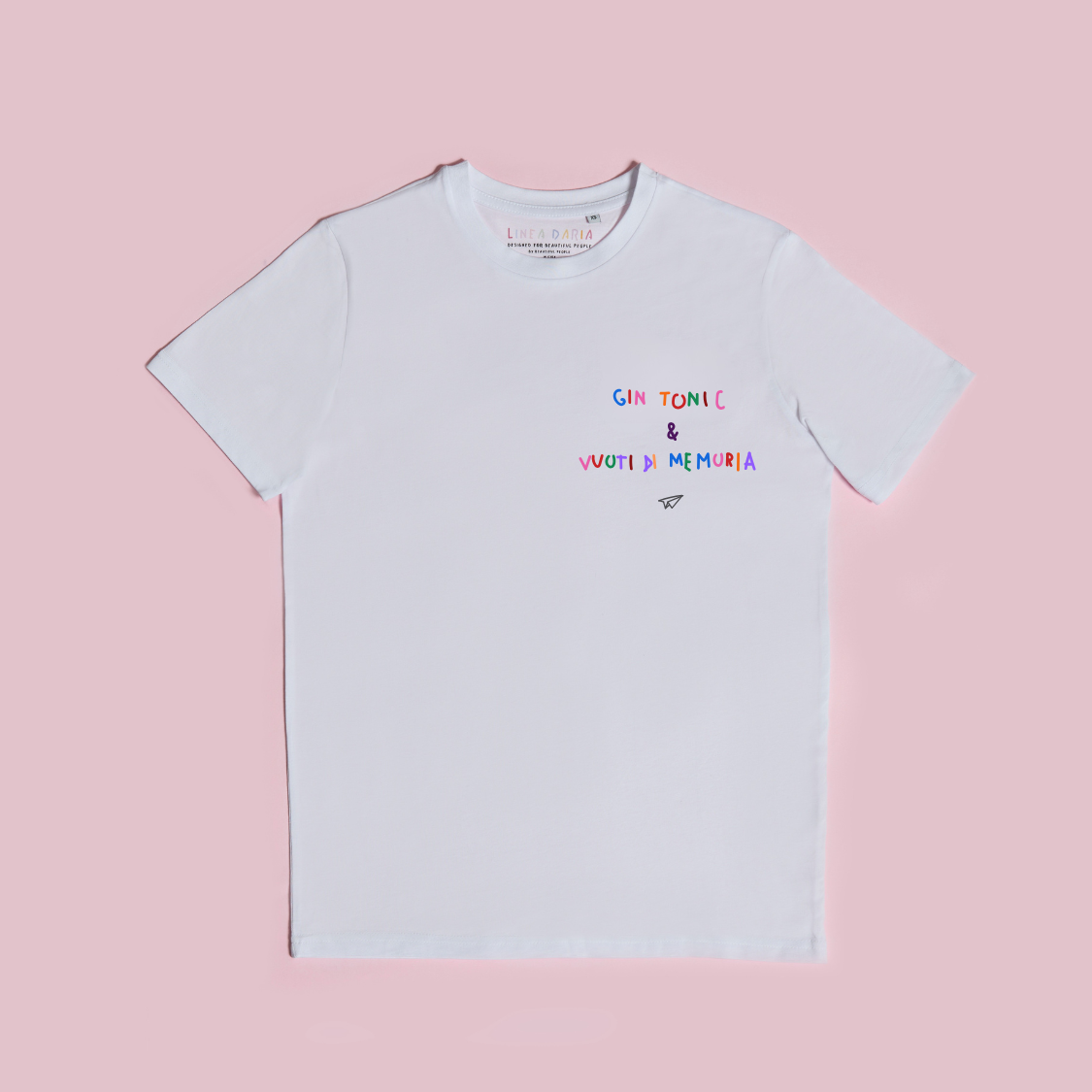 T-shirt Gin tonic & vuoti di memoria 🌈 - Linea Daria 