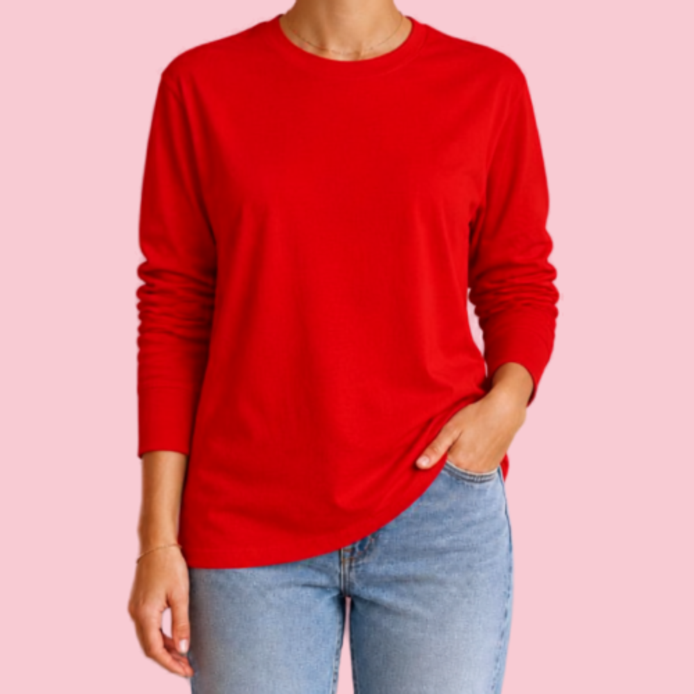 T-shirt long sleeve Red flag