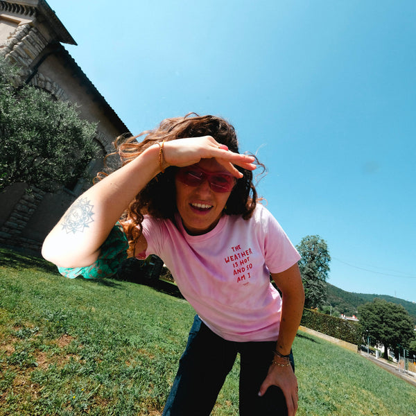 T-shirt Tie dye rosa