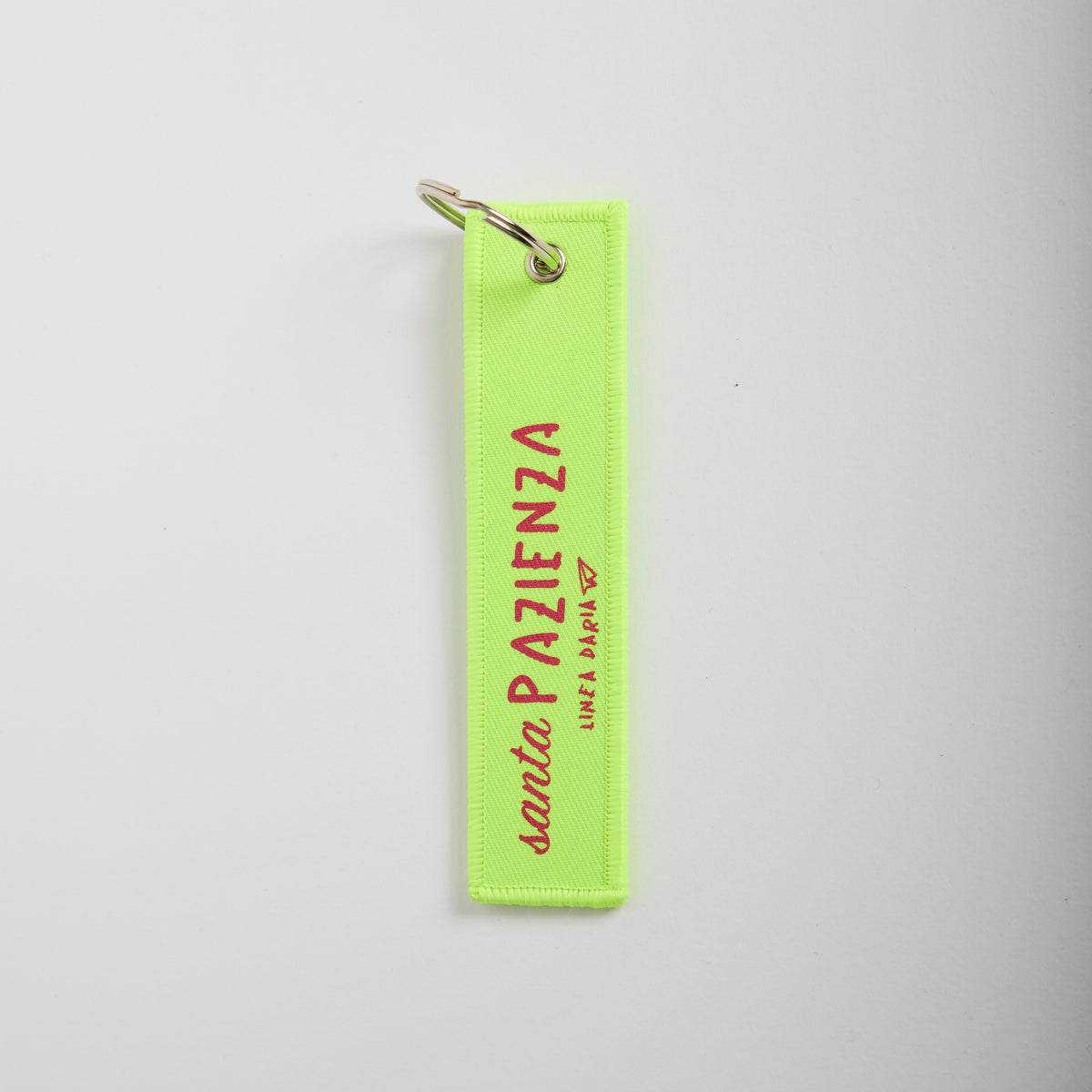 Portachiavi tag santa pazienza - Linea Daria 