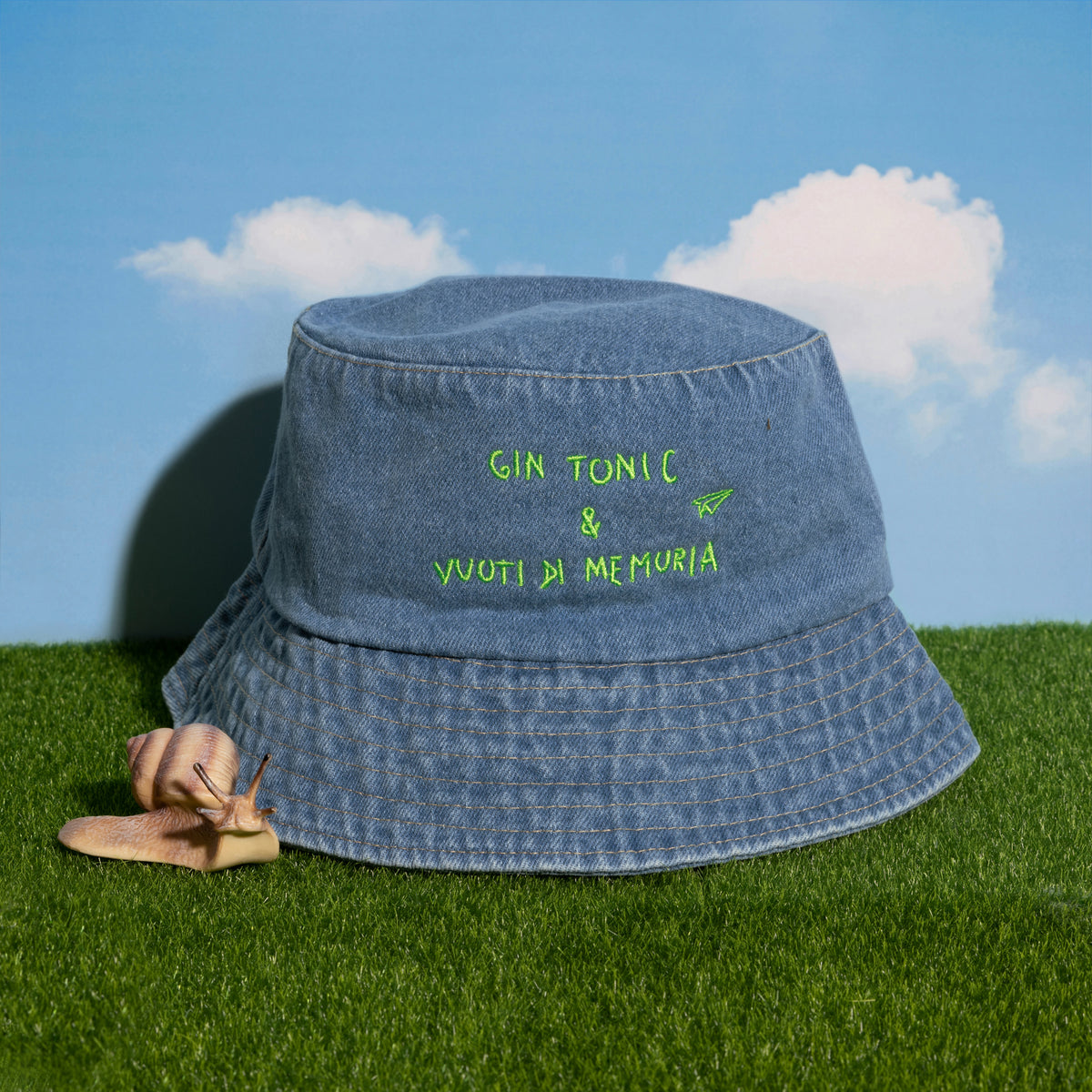 Bucket Denim Gin tonic & vuoti di memoria - Linea Daria 