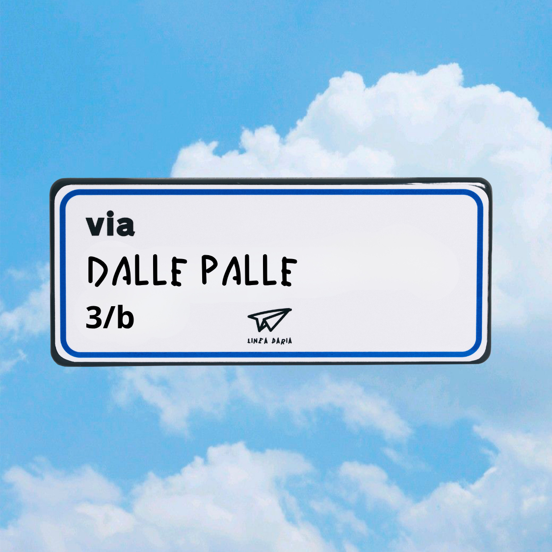 Road sign Palle