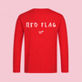 T-shirt long sleeve Red flag