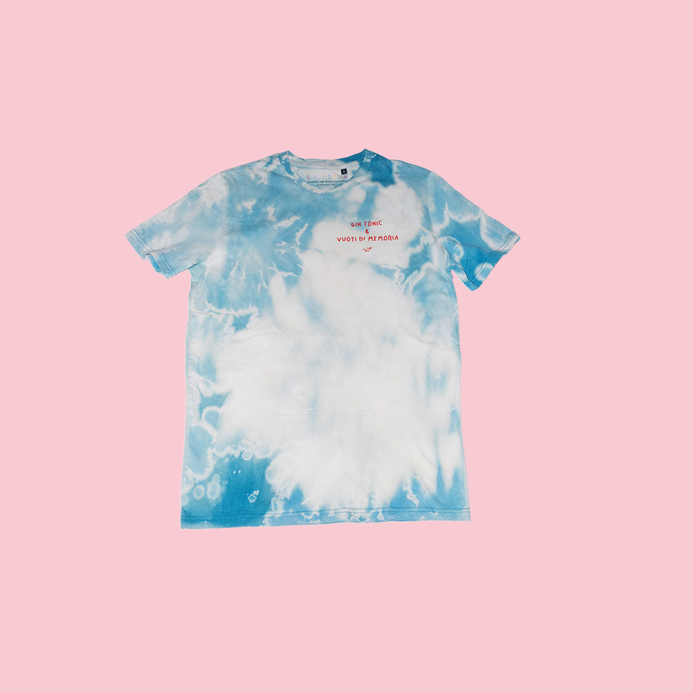 T-shirt Tie dye Blu