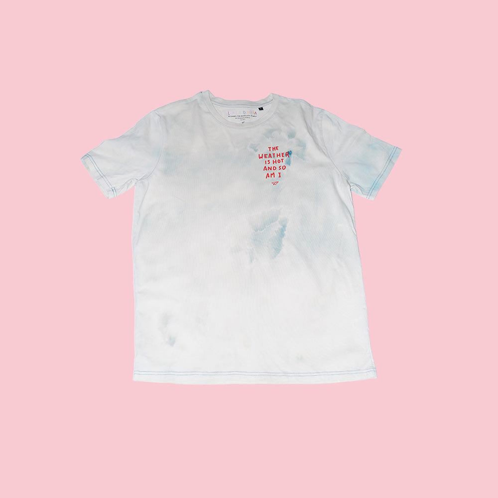 T-shirt Tie dye Blu