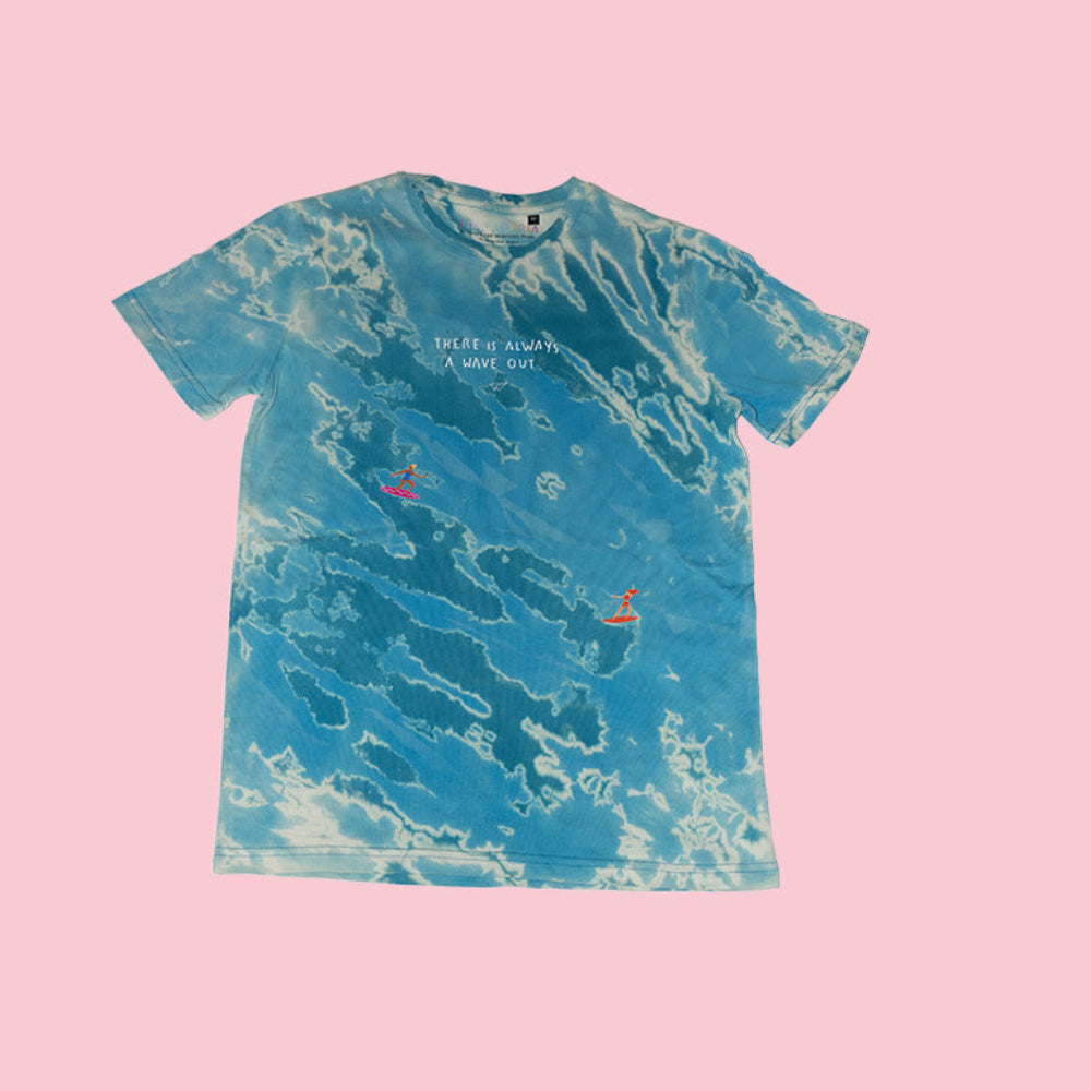 T-shirt Tie dye Blu