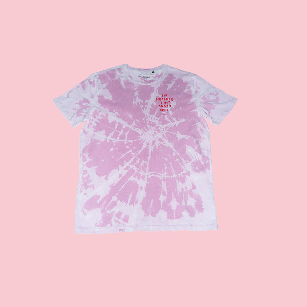 T-shirt Tie dye rosa