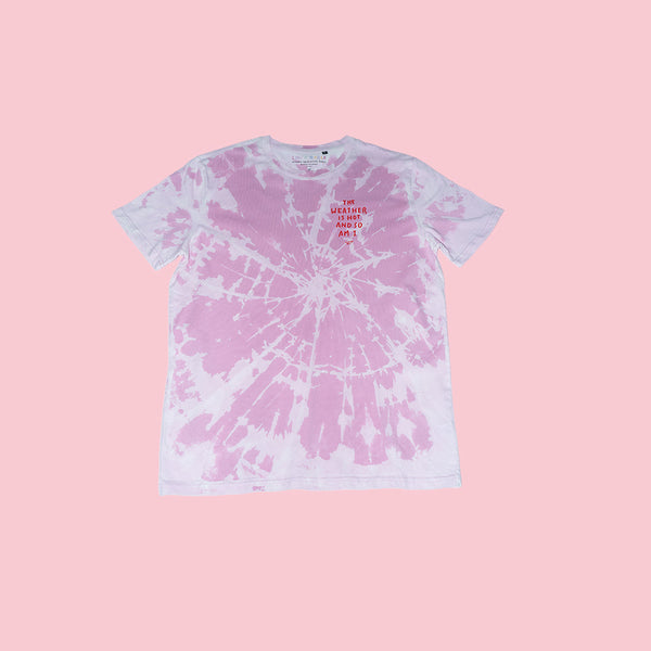 T-shirt Tie dye rosa