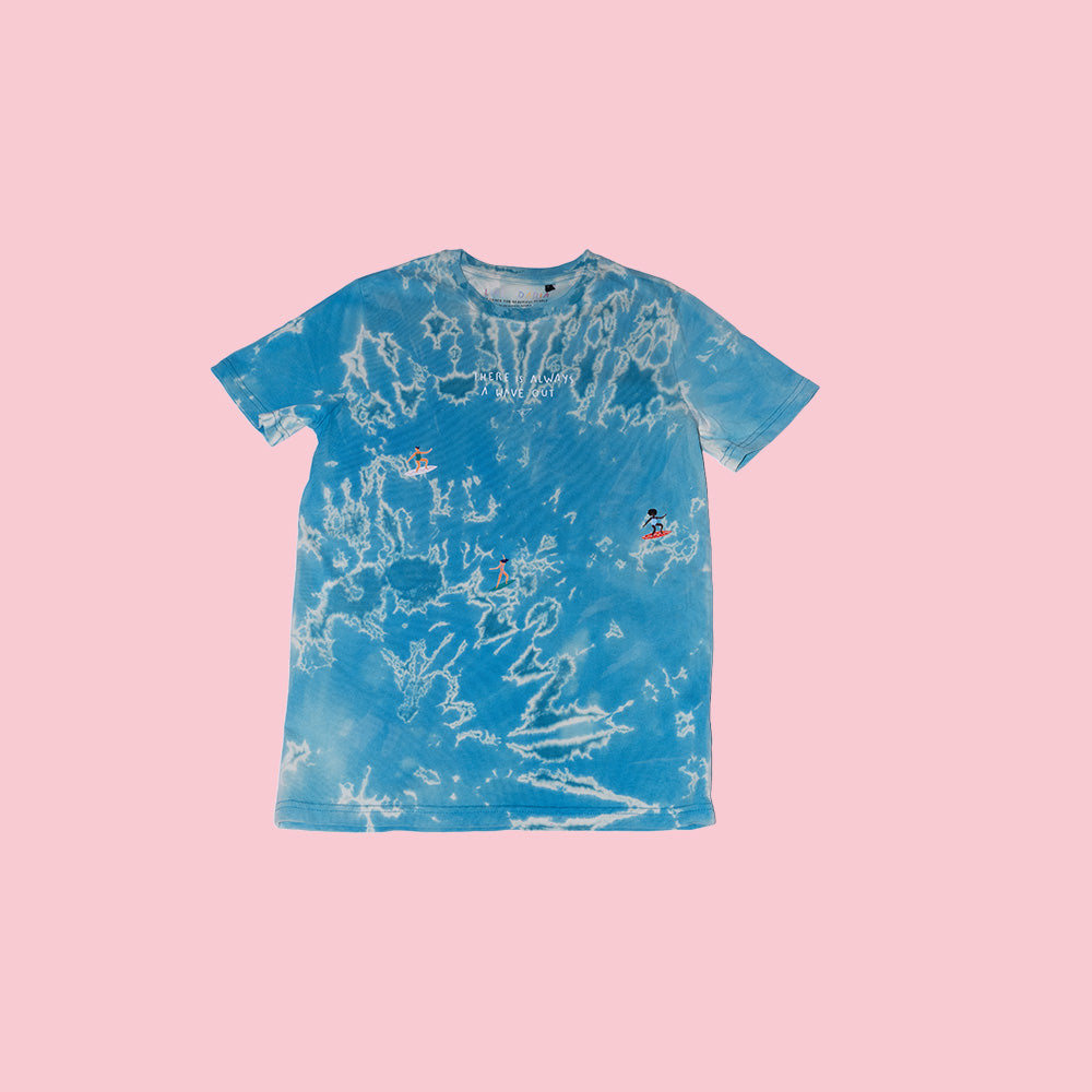 T-shirt Tie dye Blu